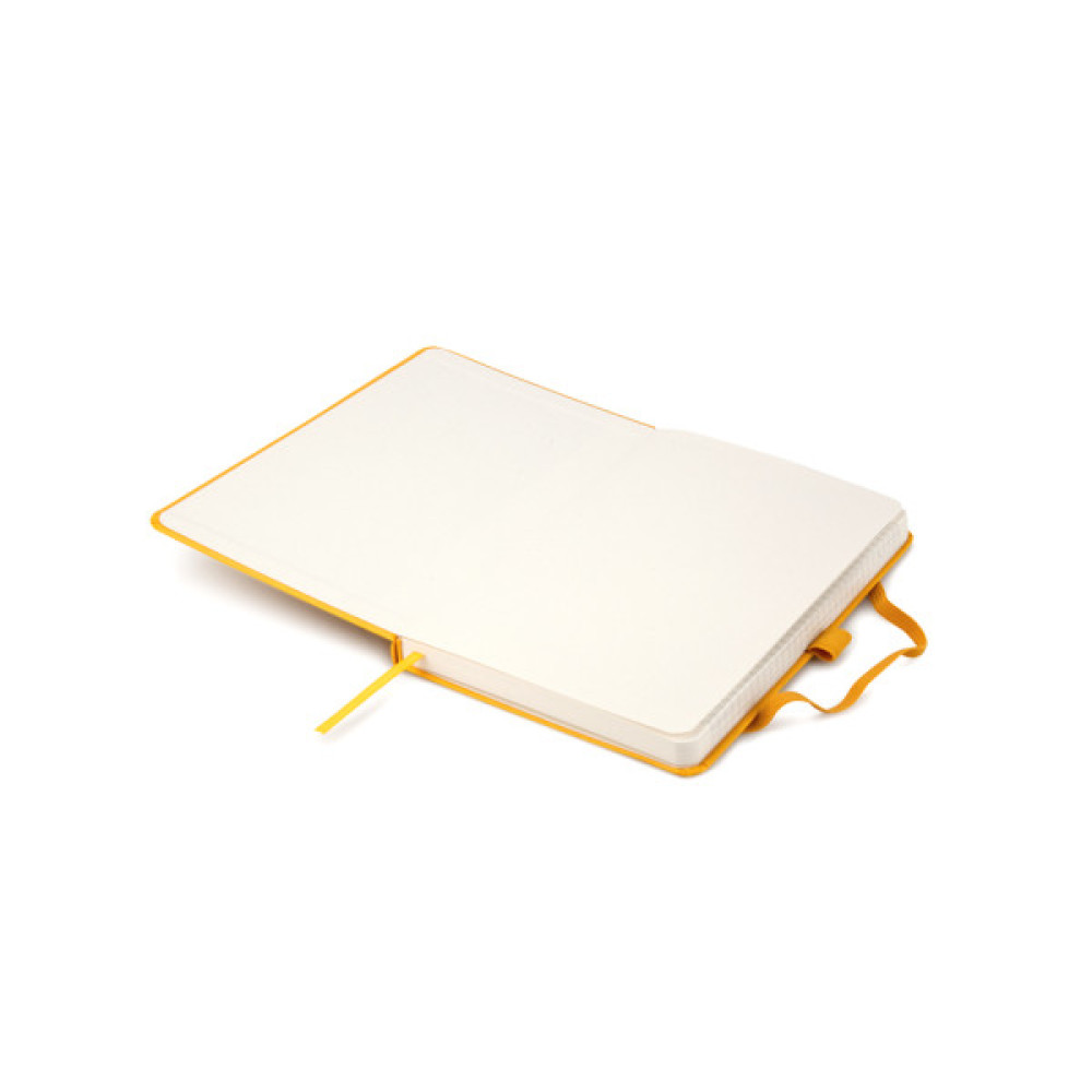 Книга записна Axent Partner, 125x195 мм, 96 аркушів, клітинка, жовта (8201-08-A)