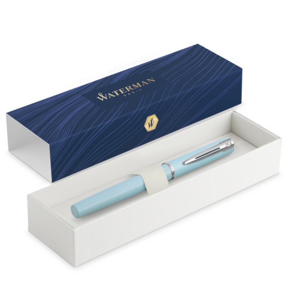 Ручка пір'яна Waterman ALLURE Pastel Blue CT  FP F (13 315)