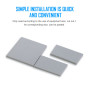 Термопрокладка Zezzio Thermal Pad 12.8 W/mK 85х45x2 мм Термопрокладка Zezzio Thermal Pad 12.8 W/mK 85х45x2 мм