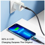 Дата кабель USB-C to Lightning 2.0m 20W Digital Display black Essager (EXCTL-YDA01) Дата кабель USB-C to Lightning 2.0m 20W Digital Display black Essager (EXCTL-YDA01)
