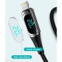 Дата кабель USB-C to Lightning 2.0m 20W Digital Display black Essager (EXCTL-YDA01) Дата кабель USB-C to Lightning 2.0m 20W Digital Display black Essager (EXCTL-YDA01)
