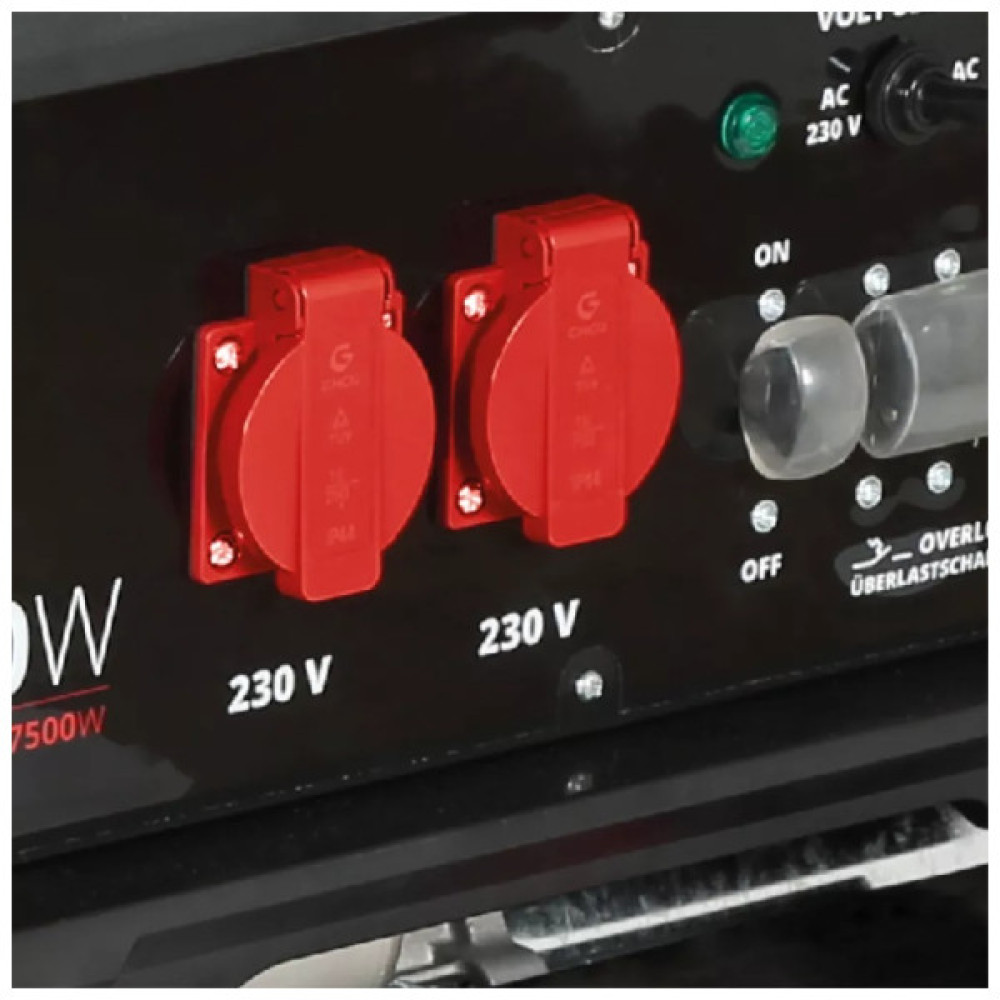 Генератор Einhell TC-PG 8000 3-фазний, 230V/400V, 8.0кkW, електростартер, AVR 25л (4152640)