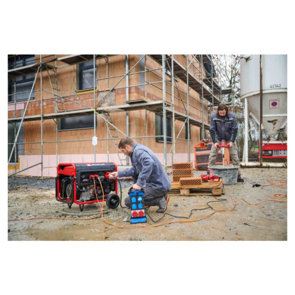 Генератор Einhell TC-PG 8000 3-фазний, 230V/400V, 8.0кkW, електростартер, AVR 25л (4152640)