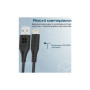 Дата кабель USB 2.0 AM to Lightning 1.2m 2.4A black Promate (powerlink-ai120.black)