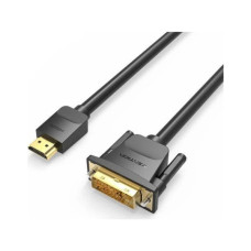 Кабель мультимедійний HDMI M to DVI M 1.5m 24+1pin 4K60Hz black Vention (ABFBG)