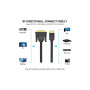 Кабель мультимедійний HDMI M to DVI M 1.5m 24+1pin 4K60Hz black Vention (ABFBG)