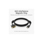 Кабель мультимедійний HDMI M to DVI M 1.5m 24+1pin 4K60Hz black Vention (ABFBG)
