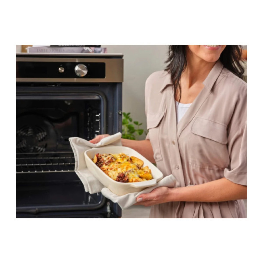 Форма для випікання KitchenAid з кришкою керамогранітна 1,9 л Кремова (CC006107-001)