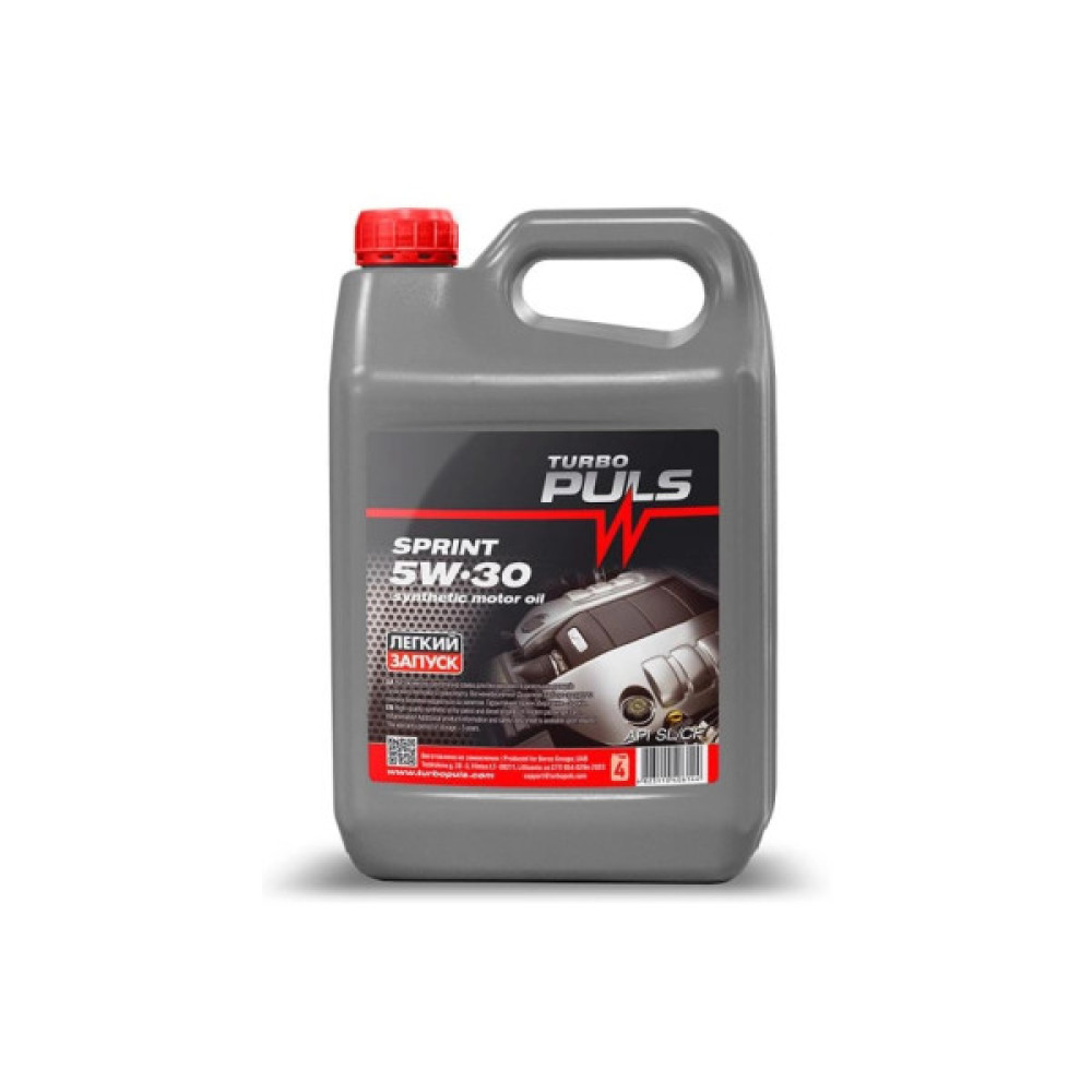 Моторна олива TURBO PULS SPRINT 5W-30, API SL/CF 3,6л (4823110406144) Моторна олива TURBO PULS SPRINT 5W-30, API SL/CF 3,6л (4823110406144)