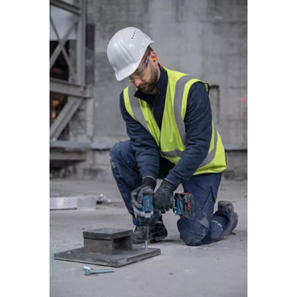 Гайковерт ударний акумуляторний Bosch Professional GDS 18V-750C 18В 2x8А·год до 270/380/750Нм 3000об/хв квадрат 1/2" ЗП GAL1880CV кейс Bluetooth 1.7кг