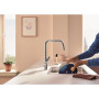 Змішувач для кухні Grohe Blue Pure Start, довж.виливу - 223мм, поворотний, 1+1 фильтр, хром