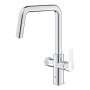 Змішувач для кухні Grohe Blue Pure Start, довж.виливу - 223мм, поворотний, 1+1 фильтр, хром