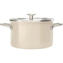 Каструля KitchenAid Steel Core 24 см 6 л мигдалевий крем (CC003269-001)