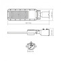 Прожектор Videx IP65 SLE17 100W 11000Lm 5000K 220V (VL-SLE17-1005)