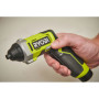Викрутка акумуляторна Ryobi RSD4-120T 4В, USB, Lithium, 1х2Ah, 5Нм, 200об/хв, кейс, 10 насадок (5133006210)