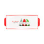Блюдо ARDESTO Christmas Gnomes, 30х12см, порцеляна, прямокутна (AR3062)
