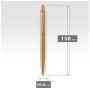Ручка кулькова Parker JOTTER 17 XL Monochrome Gold GT BP блістер (12 536) Ручка кулькова Parker JOTTER 17 XL Monochrome Gold GT BP блістер (12 536)