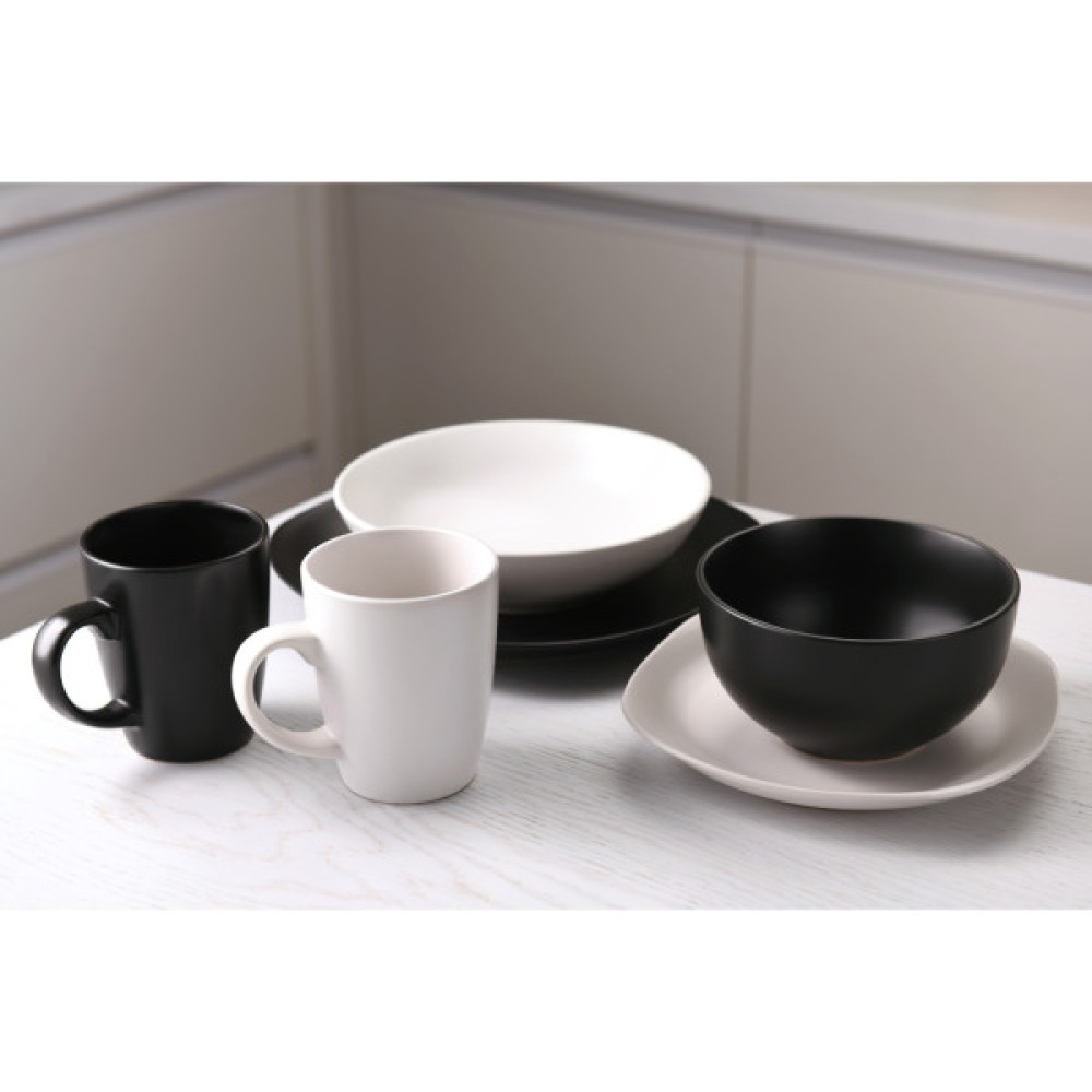 Тарілка Ardesto Molize Dinner Quadrate 27х27 см Black (AR2927MB)