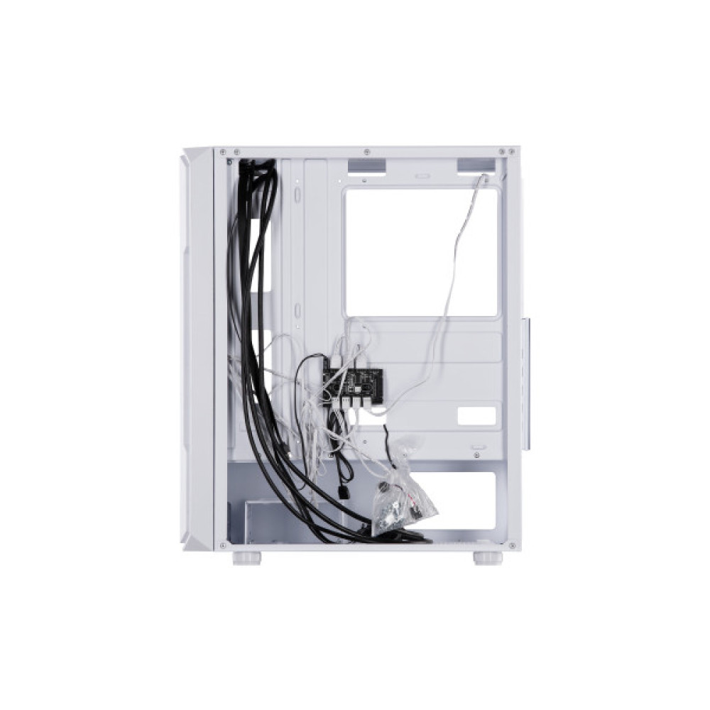 Корпус 2E GAMING Hexagon G338W без БЖ 2xUSB3.0, 1xUSBType-C, 3x120мм ARGB, 1x120мм, VGA 330мм, LCS ready, HUB, TG Side Panel, ATX, білий