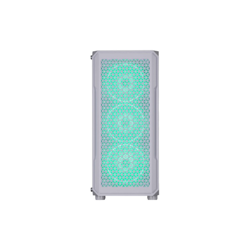 Корпус 2E GAMING Hexagon G338W без БЖ 2xUSB3.0, 1xUSBType-C, 3x120мм ARGB, 1x120мм, VGA 330мм, LCS ready, HUB, TG Side Panel, ATX, білий
