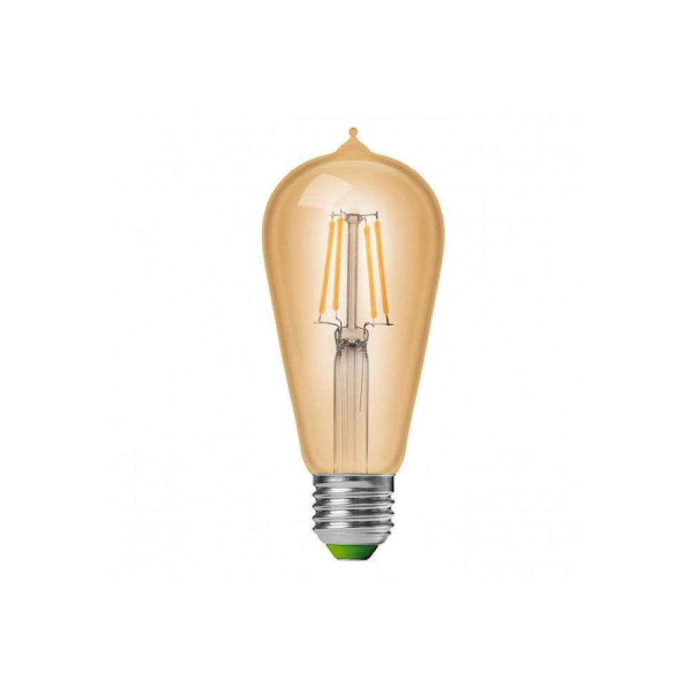 Лампочка Eurolamp ST64 7W E27 2700K (MLP-LED-ST64-07273(Amber))