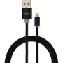 Дата кабель USB 2.0 AM to Lightning 1m LED black Vinga (VCPDCLLED1BK) Дата кабель USB 2.0 AM to Lightning 1m LED black Vinga (VCPDCLLED1BK)