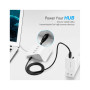 Кабель живлення USB to DC 3.5mm 5V 1.0m black Ugreen (10376) Кабель живлення USB to DC 3.5mm 5V 1.0m black Ugreen (10376)