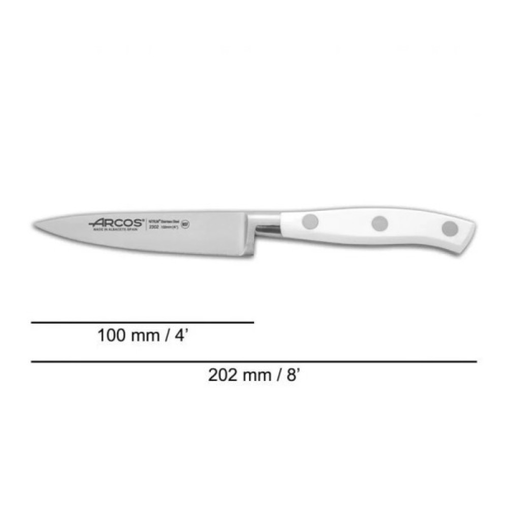 Кухонний ніж Arcos Riviera для овочів 100 мм White (230224)