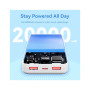Батарея універсальна Vention 20000 mAh 22.5W Black LED Display Type (FHLB0)