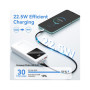 Батарея універсальна Vention 20000 mAh 22.5W Black LED Display Type (FHLB0)