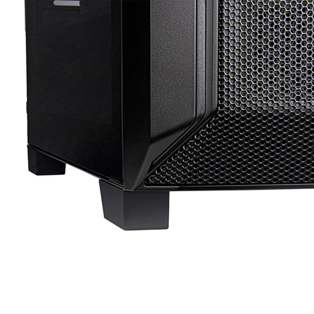Корпус SilverStone Fara FA312Z-BG без БЖ, 2xUSB3.0, 2x140мм, ARGB VGA 365мм, LCS ready, TG Side Panel, mATX, чорний
