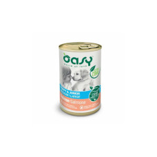 Консерви для собак OASY One Protein Formula Puppy & Junior Medium/Large з лососем 400 г (8053017344508)