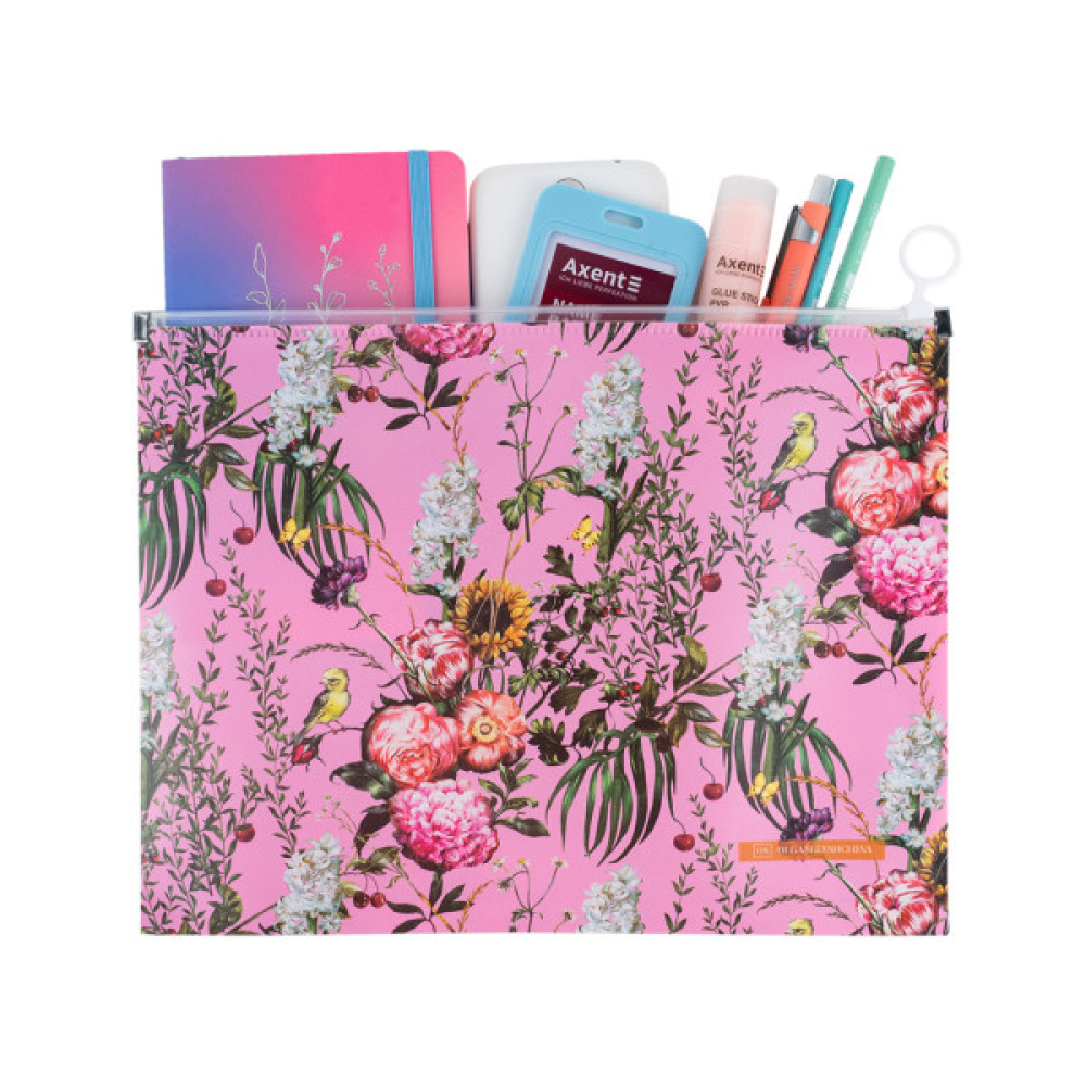 Папка на блискавці Axent zip-lock А4 Olga Selyshcheva, Summer (1497-34-A)