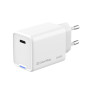 Зарядний пристрій ColorWay GaN Mini 65W PD Port PPS USB-C white (CW-CHS049PD-WT)