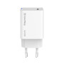 Зарядний пристрій ColorWay GaN Mini 65W PD Port PPS USB-C white (CW-CHS049PD-WT)