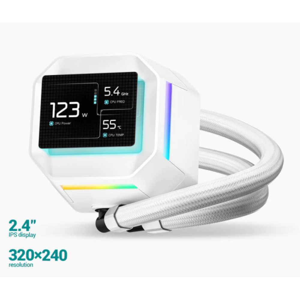 Система рідинного охолодження Deepcool LM360 WH (R-LM360-WHDMMC-1)