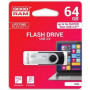 USB флеш накопичувач Goodram 64GB Twister Black USB 3.0 (UTS3-0640K0R11) USB флеш накопичувач Goodram 64GB Twister Black USB 3.0 (UTS3-0640K0R11)