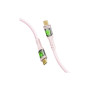 Дата кабель USB-C to USB-C 2.0m Promate (transline-cc200.pink) Дата кабель USB-C to USB-C 2.0m Promate (transline-cc200.pink)