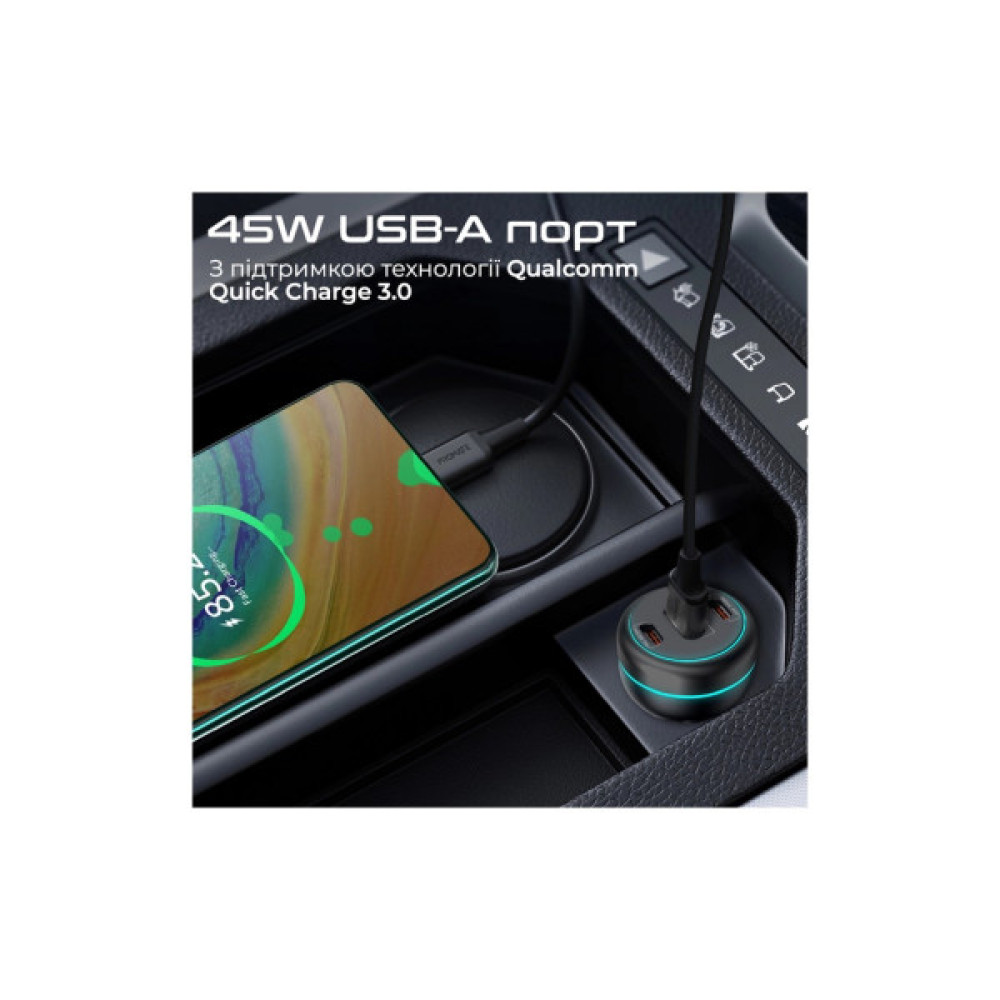 Зарядний пристрій Promate 2xUSB-C PD + USB-A QC3.0 (powerdrive-230)