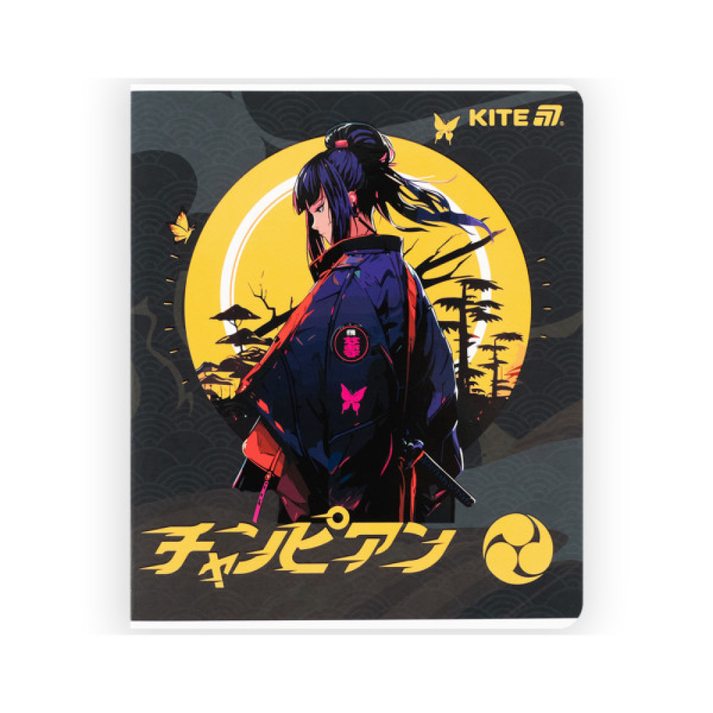 Зошит Kite Anime, 48 аркушів, клітинка (K25-259-1)