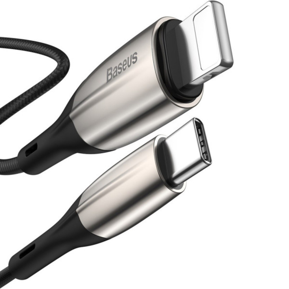 Дата кабель USB-C to Lightning 1.0m 18W black Baseus (CATLSP-01)