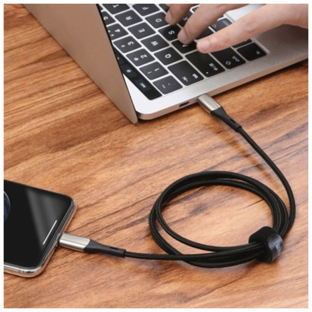 Дата кабель USB-C to Lightning 1.0m 18W black Baseus (CATLSP-01)