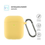 Чохол для навушників Armorstandart Ultrathin Silicone Case With Hook для Apple AirPods 2 Yellow (ARM59696) Чохол для навушників Armorstandart Ultrathin Silicone Case With Hook для Apple AirPods 2 Yellow (ARM59696)