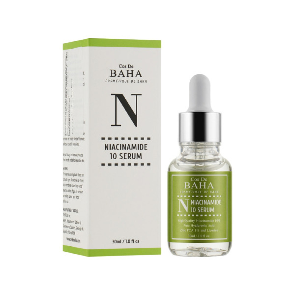 Сироватка для обличчя Cos De BAHA Niacinamide Serum with Zinc 30 мл (8809240317853)