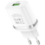 Зарядний пристрій HOCO C12Q Smart QC3.0 charger White (6931474716262) Зарядний пристрій HOCO C12Q Smart QC3.0 charger White (6931474716262)