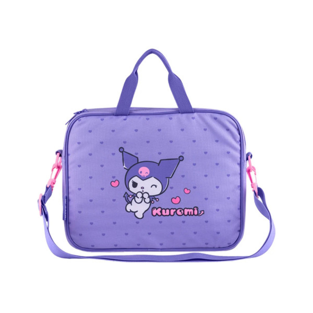 Сумка дитяча Kite A4,Kuromi., 589-2 шкільна, текстильна (HK25-589-2)