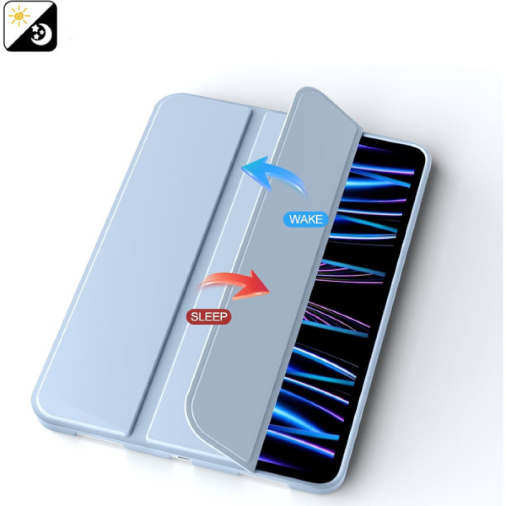 Чохол до планшета BeCover Tri Fold Soft TPU Silicone Apple iPad Pro 11" M4 2024 Light Blue (711748) Чохол до планшета BeCover Tri Fold Soft TPU Silicone Apple iPad Pro 11" M4 2024 Light Blue (711748)
