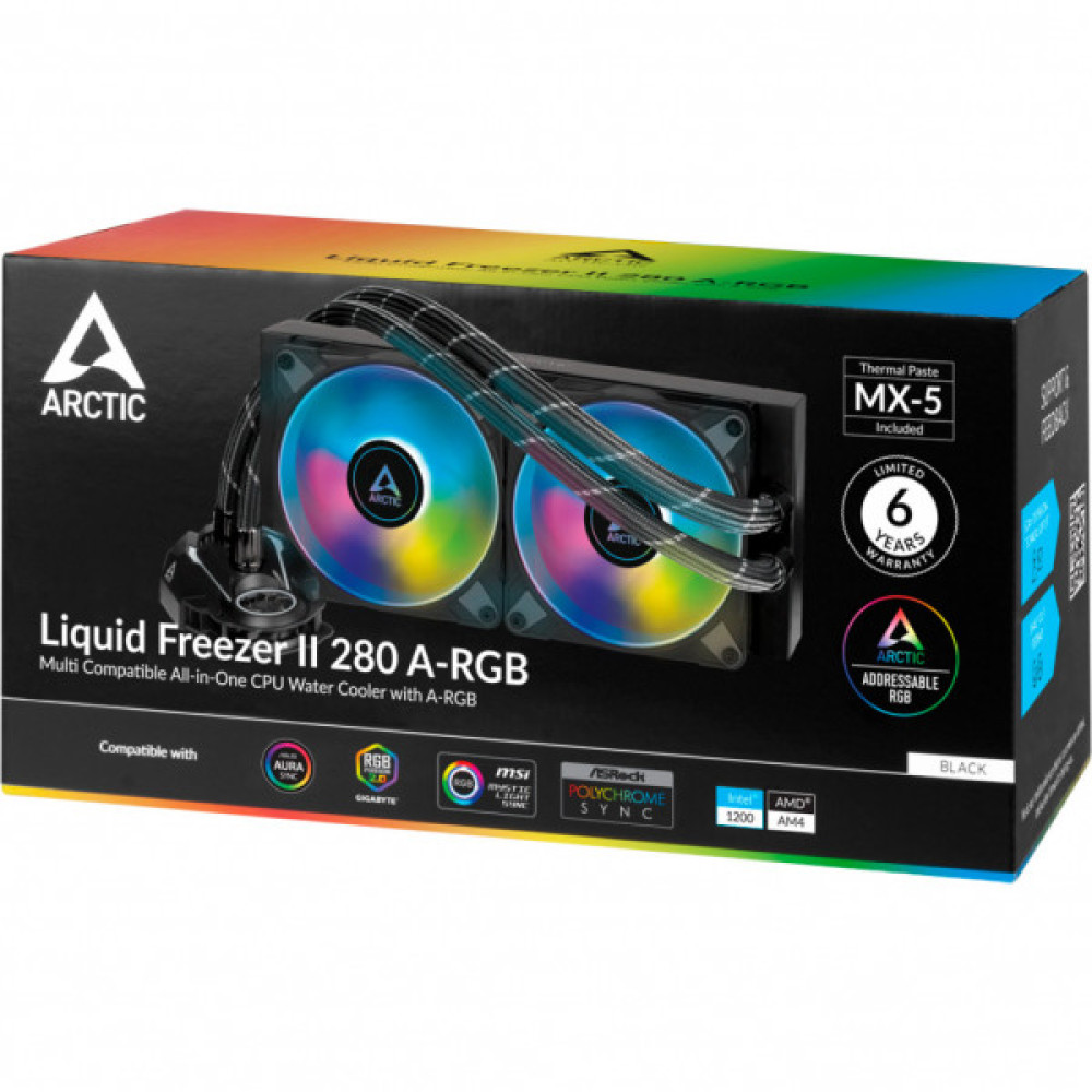 Система рідинного охолодження Arctic Liquid Freezer II 280 A-RGB (ACFRE00106A)