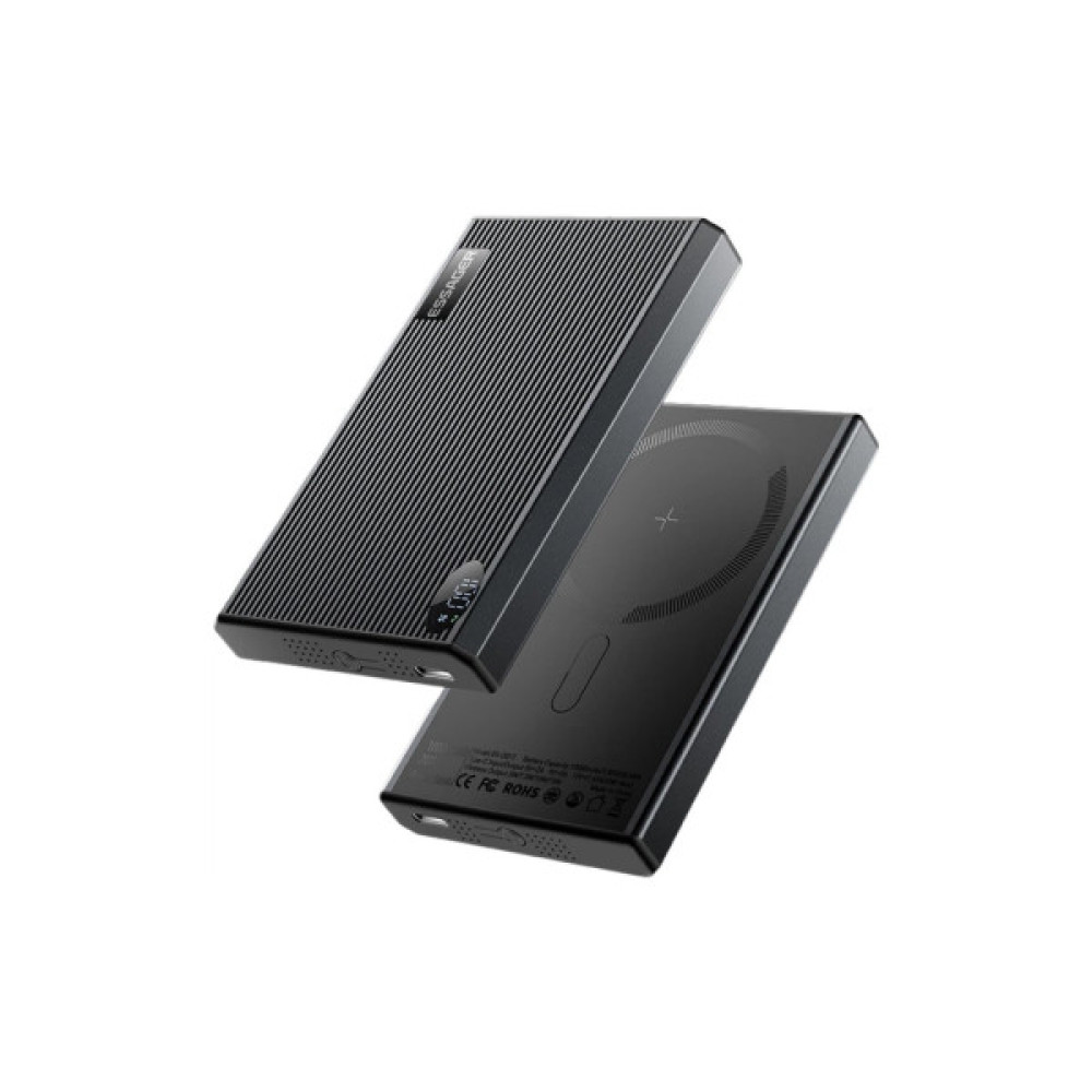 Батарея універсальна Essager 10000mAh Shining magnetic 20W PD QC/3.0 (EDY1W-SY0G-Z)