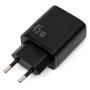 Зарядний пристрій Vinga 2xUSB-C + USB-A Display 45W (VCR45ACCDB)
